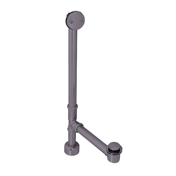 Westbrass Tip Toe All Exposed Bath Waste - 22" Make-Up in Oil Rubbed Bronze D3261K-12 - main